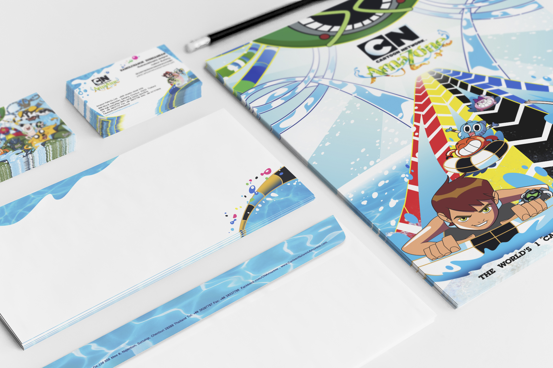 Corporate stationery suite
